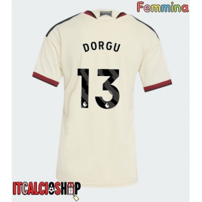 Manchester United Patrick Dorgu #13 Terza Maglia Femmina 2026-27 Manica Corta